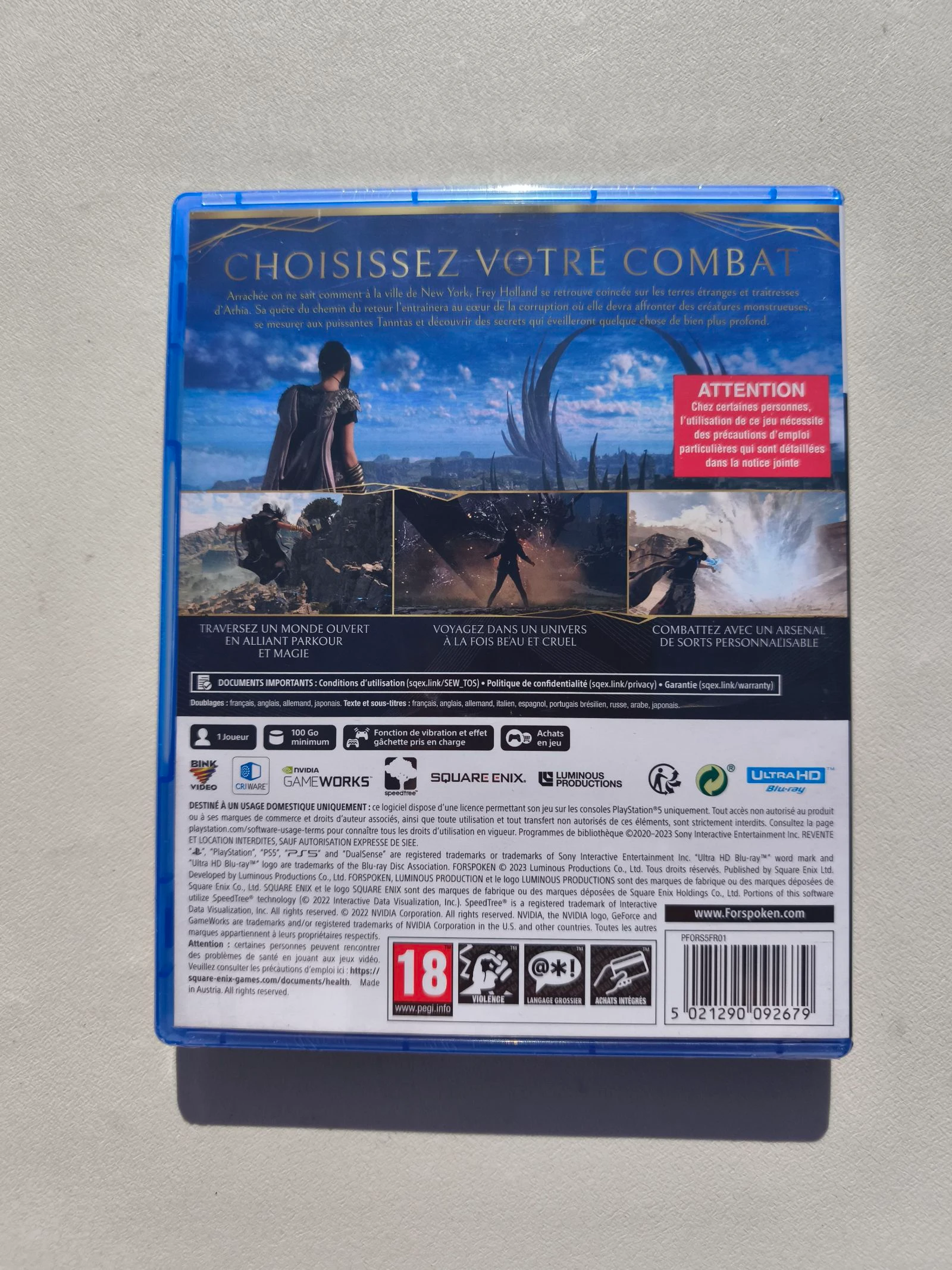 Jogo ps5 forspoken novo em blister – photo 2